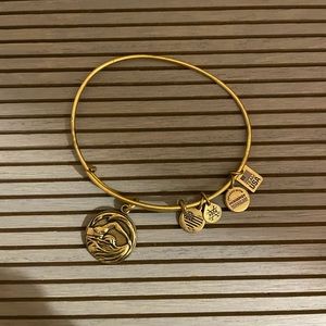 Alex and Ani Gold Team USA Swimming Bracelet